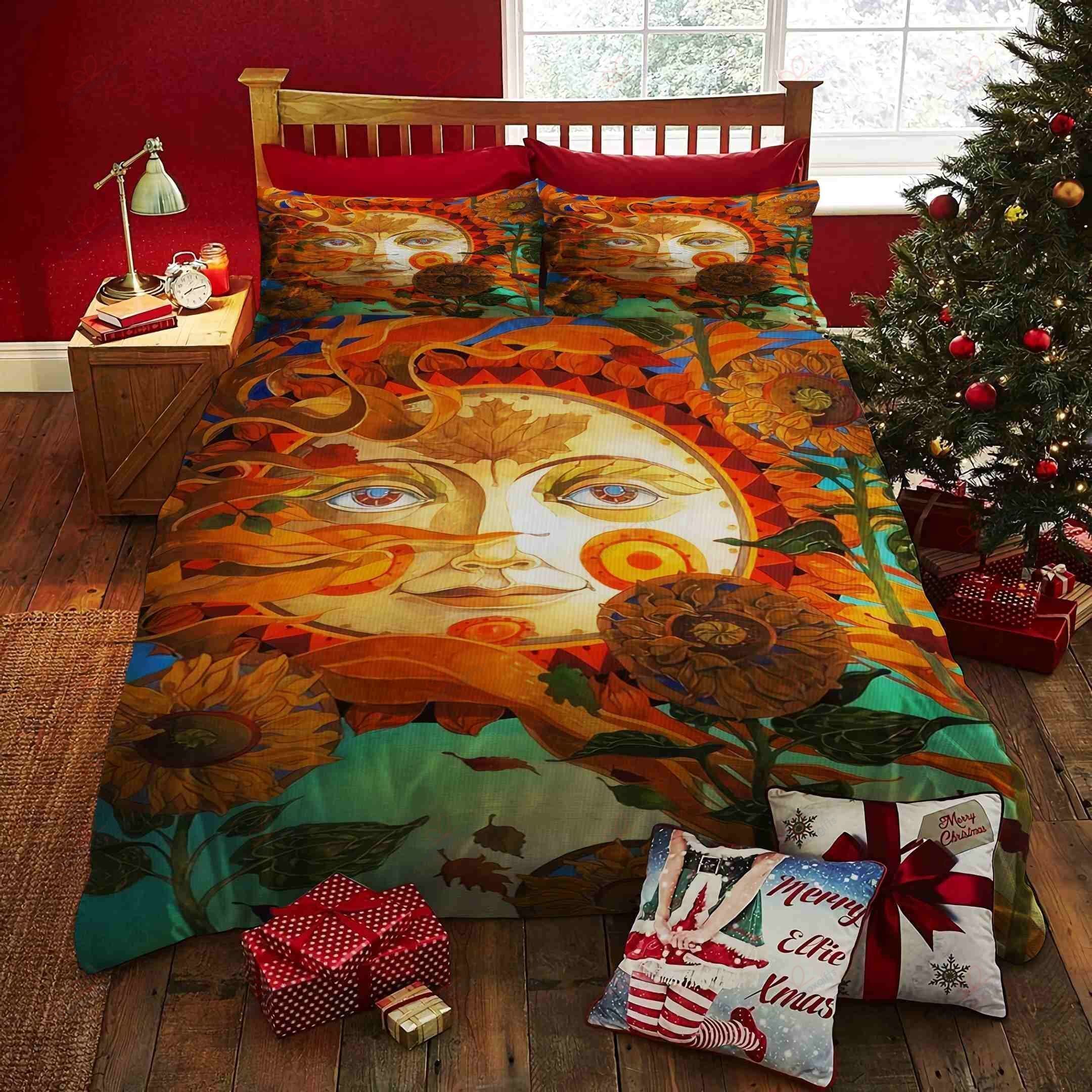Sun And Flower Bedding Set