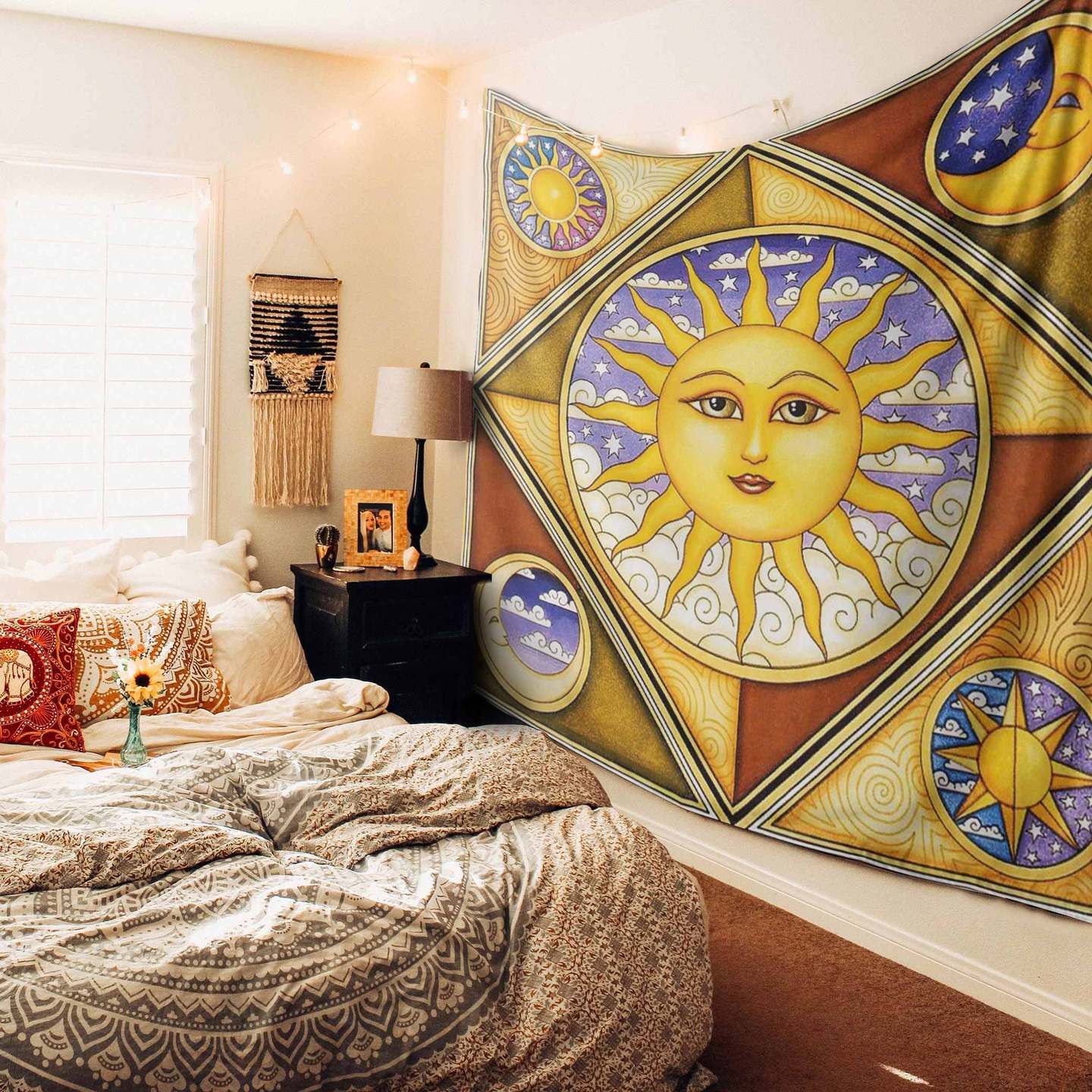 Sun And Moon BL130813D Tapestry
