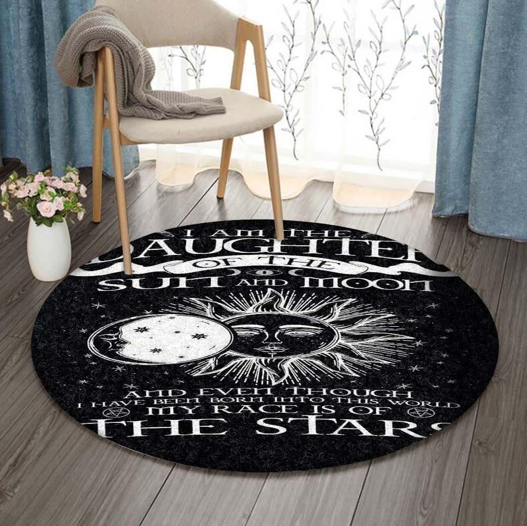 Sun And Moon The Star Round Carpet