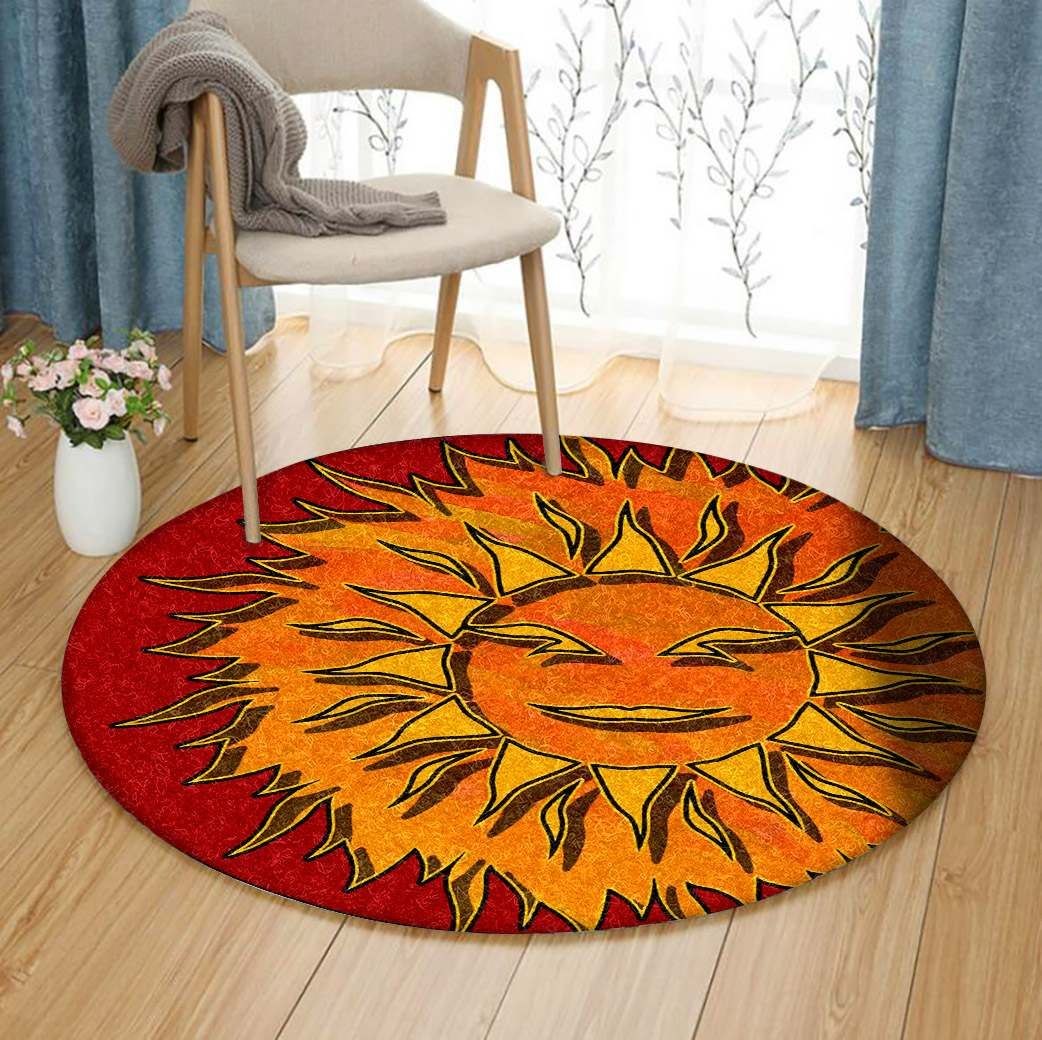 Sun Round Carpet