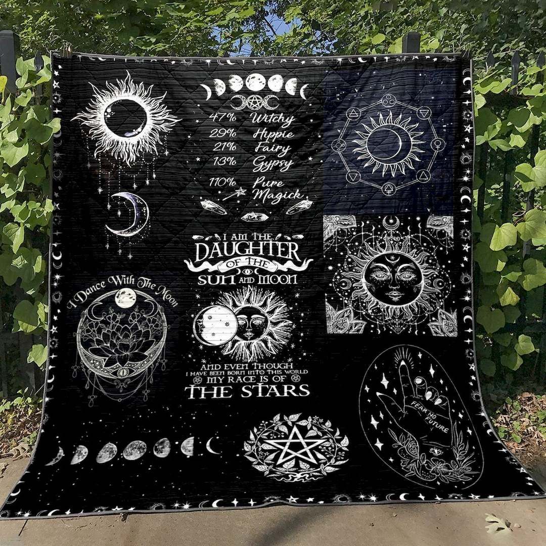 Sun Moon Daughter CLD1706113 Quilt Blanket