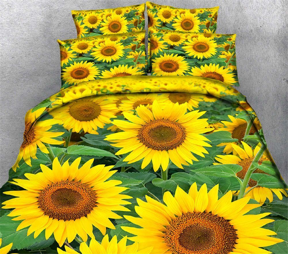 Sunflower 3d Bedding Set
