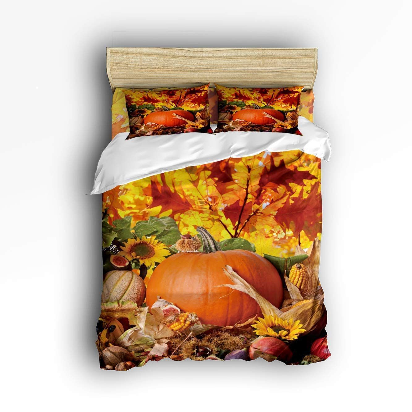 Sunflower And Pumpkin Bedding Set