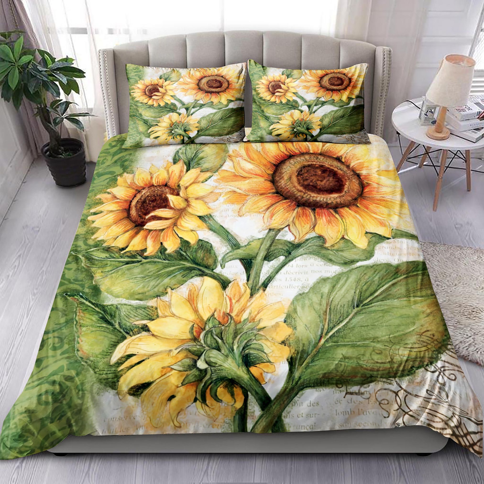Sunflower Art Bedding Set