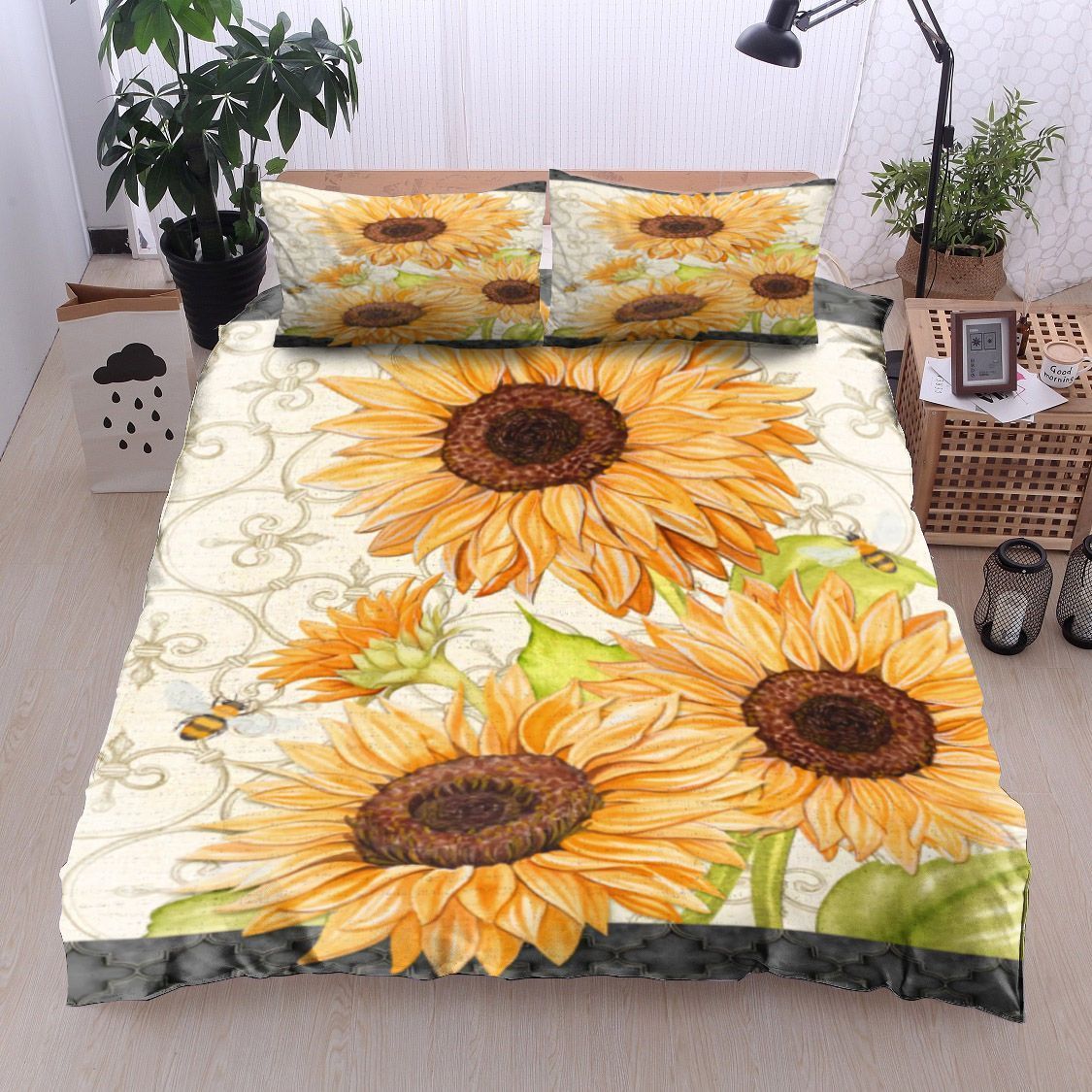 Sunflower Bee Bedding Set