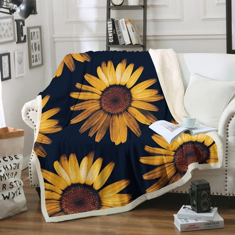Sunflower Sherpa Fleece