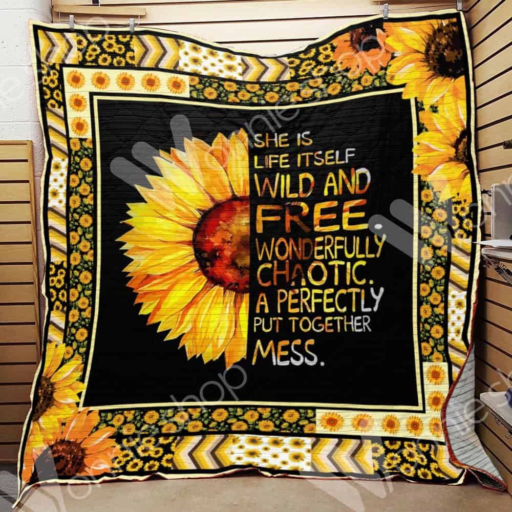 Sunflower Blanket LNT0612060 Quilt Blanket