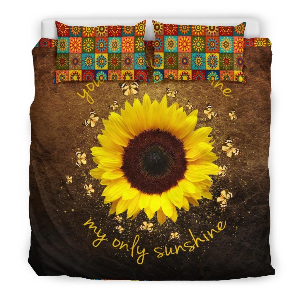 Sunflower Butterfly Bedding Set