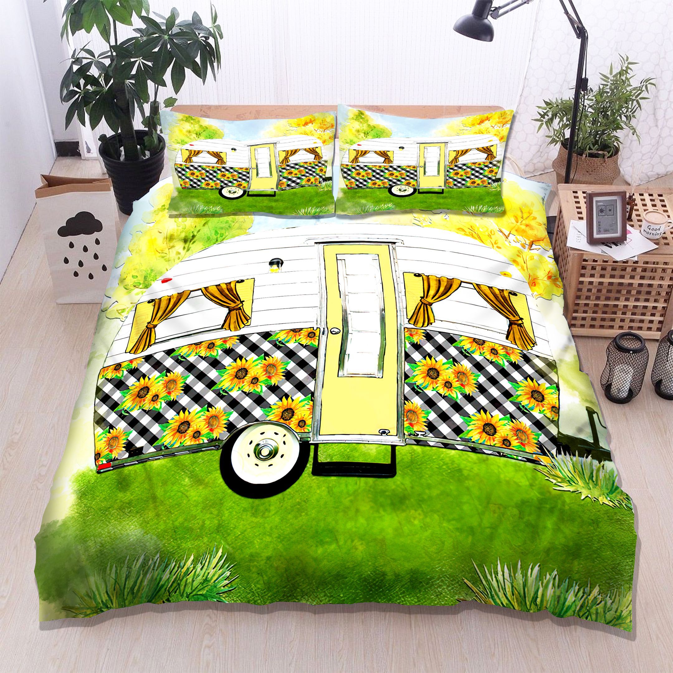 Sunflower Camper Bedding Set