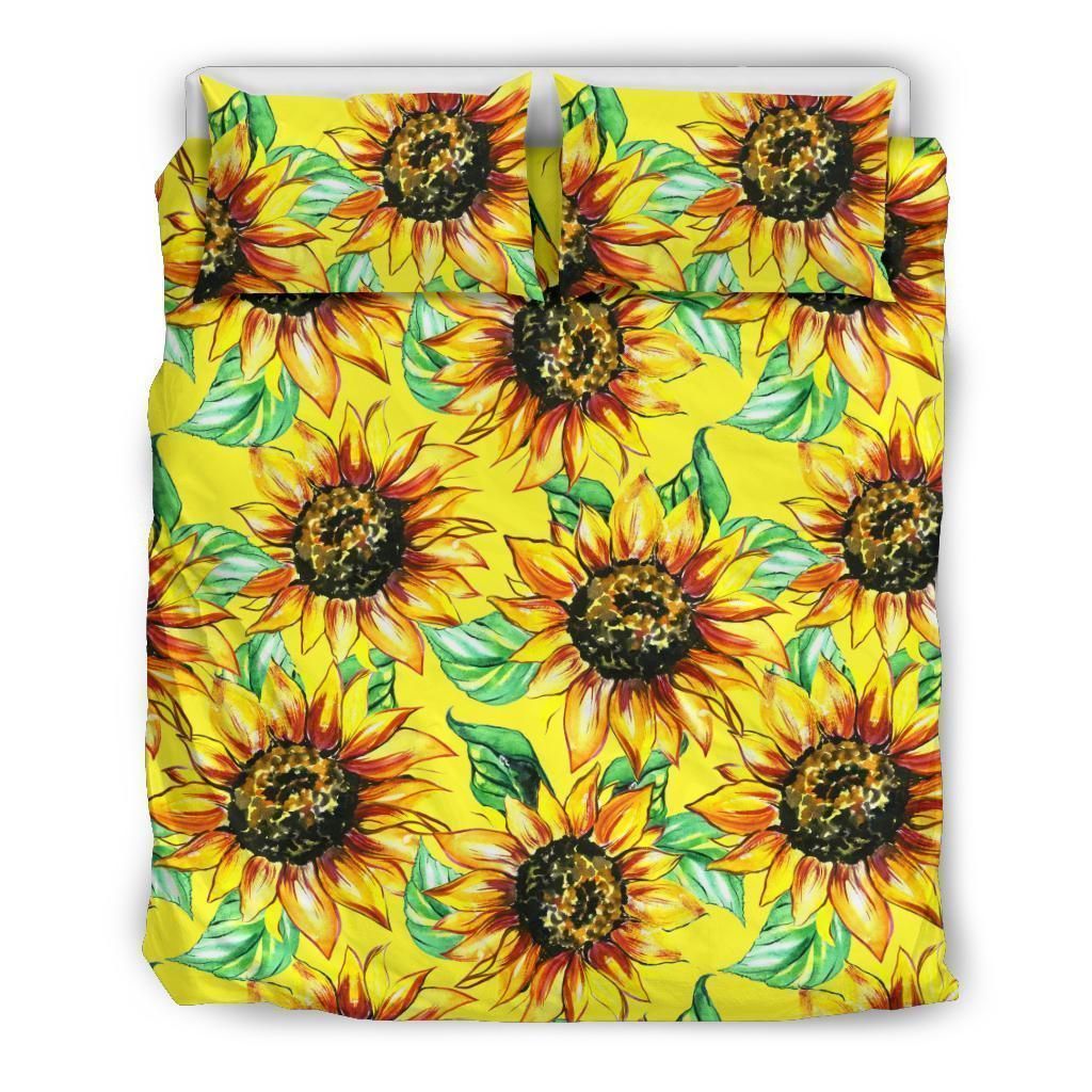 Sunflower Cartoon Bedding Set