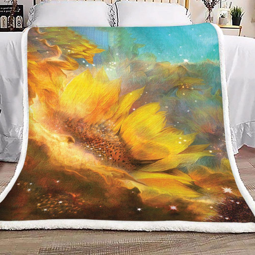 Sunflower Sherpa Fleece