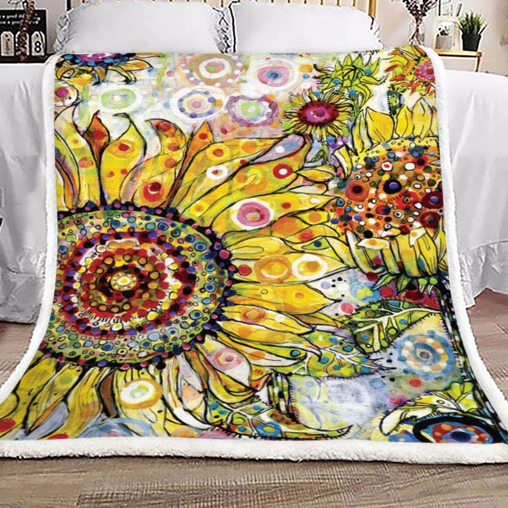 Sunflower Sherpa Fleece