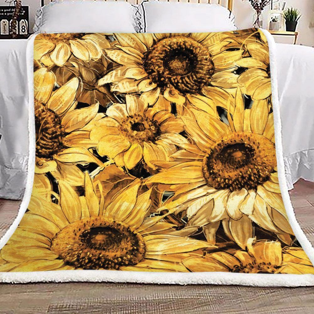 Sunflower Sherpa Fleece