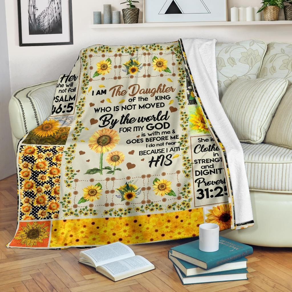 Sunflower Sherpa Fleece Blanket