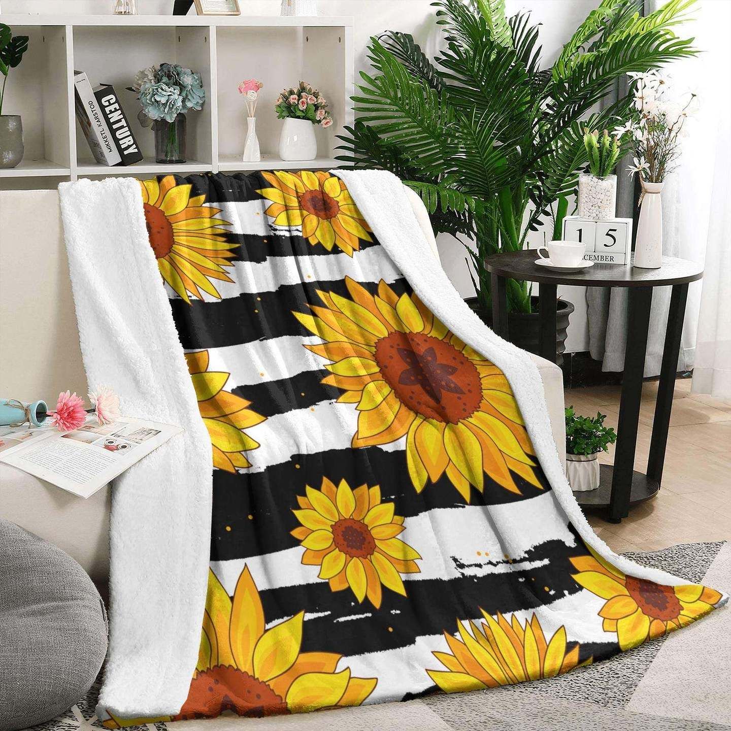 Sunflower Sherpa Fleece