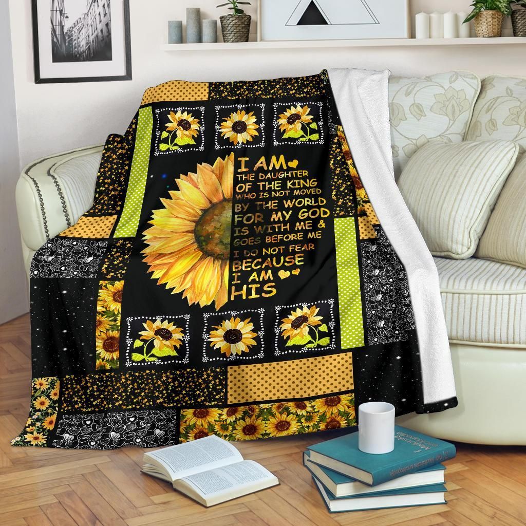 Sunflower Sherpa Fleece Blanket