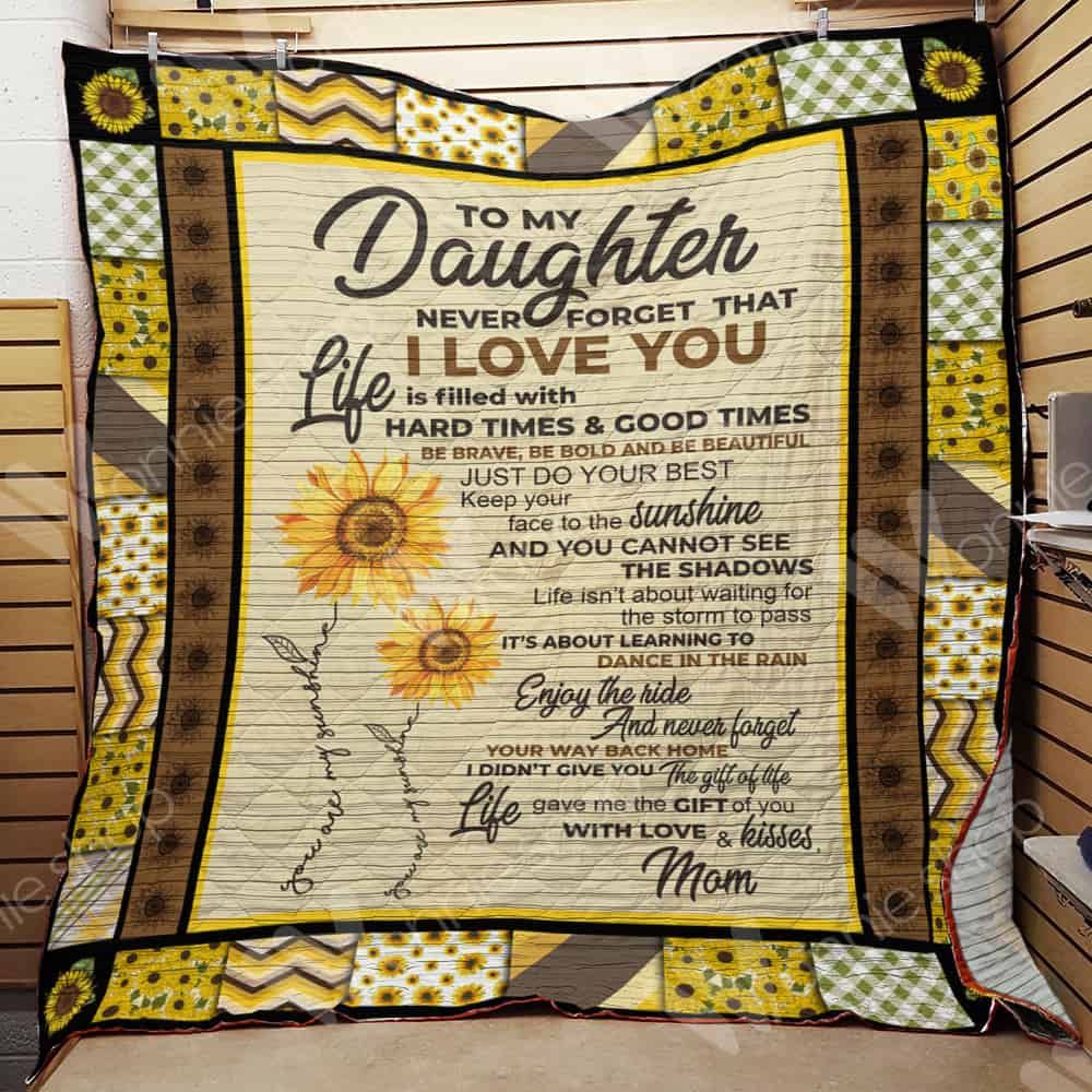 Sunflower Daughter Quilt Blanket DHC1002915TD