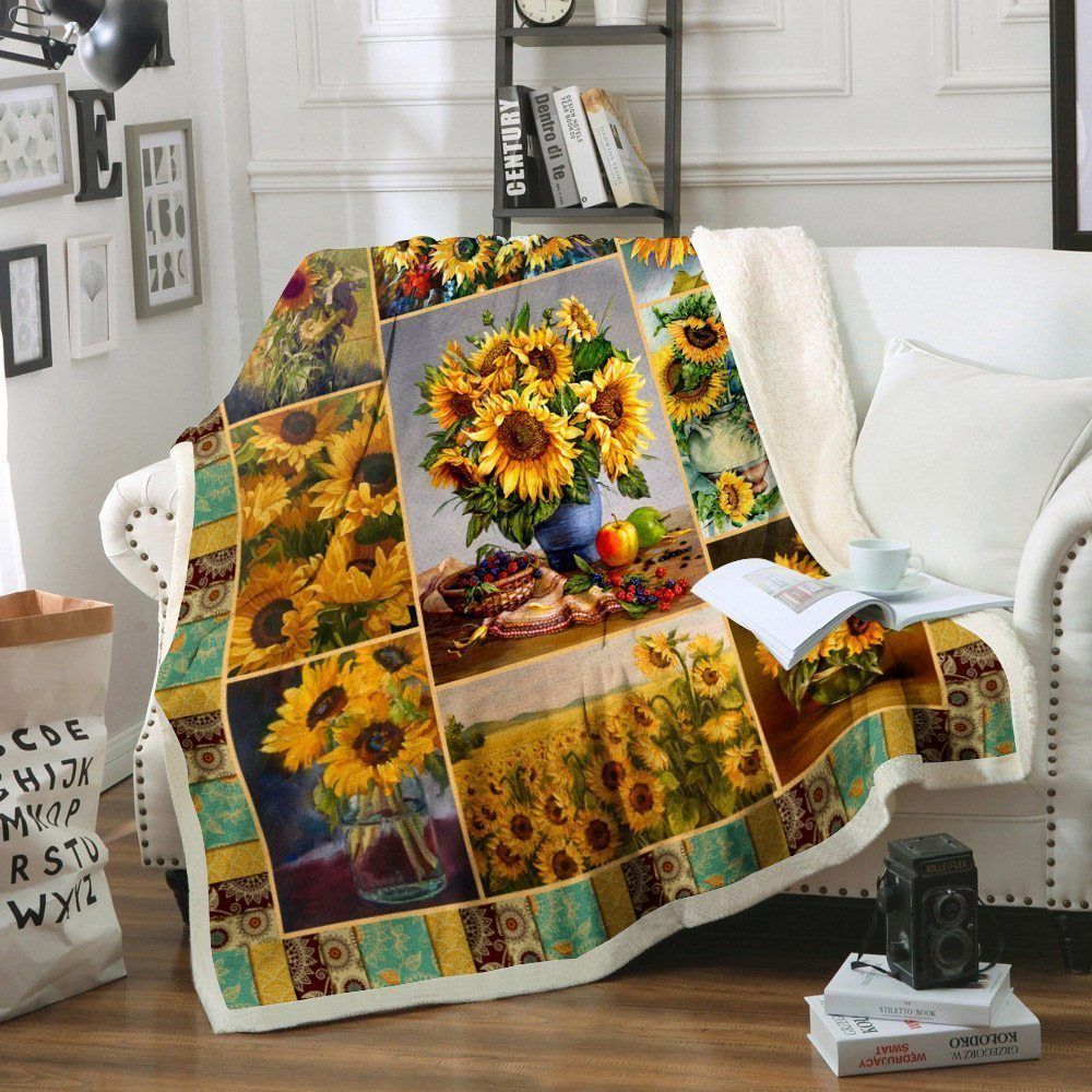 Sunflower Sherpa Fleece