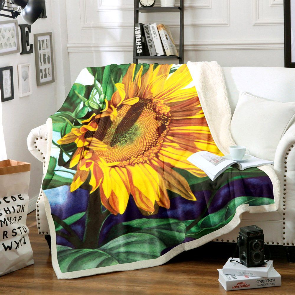 Sunflower Sherpa Fleece
