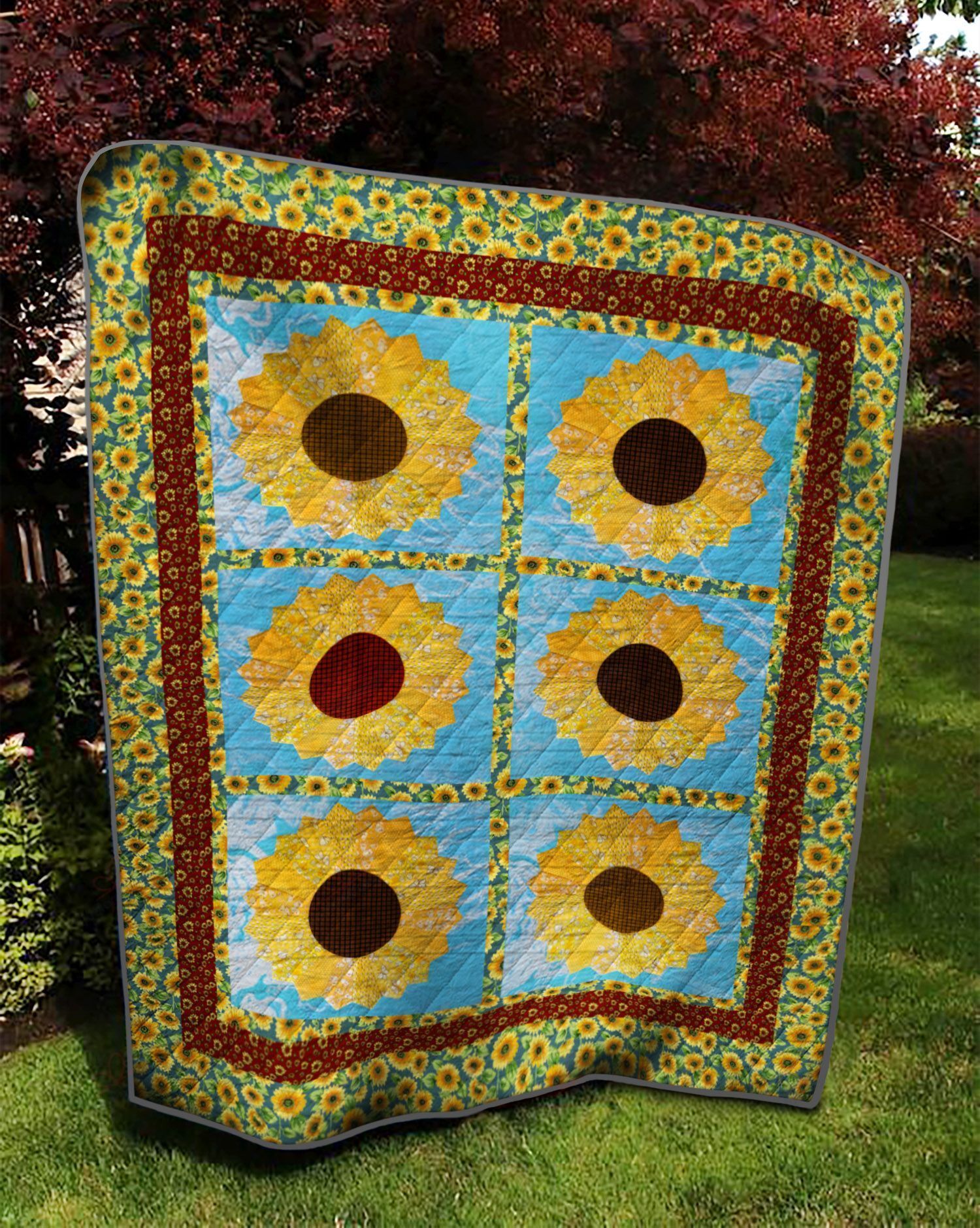 Sunflower DT2109645CL Quilt Blanket
