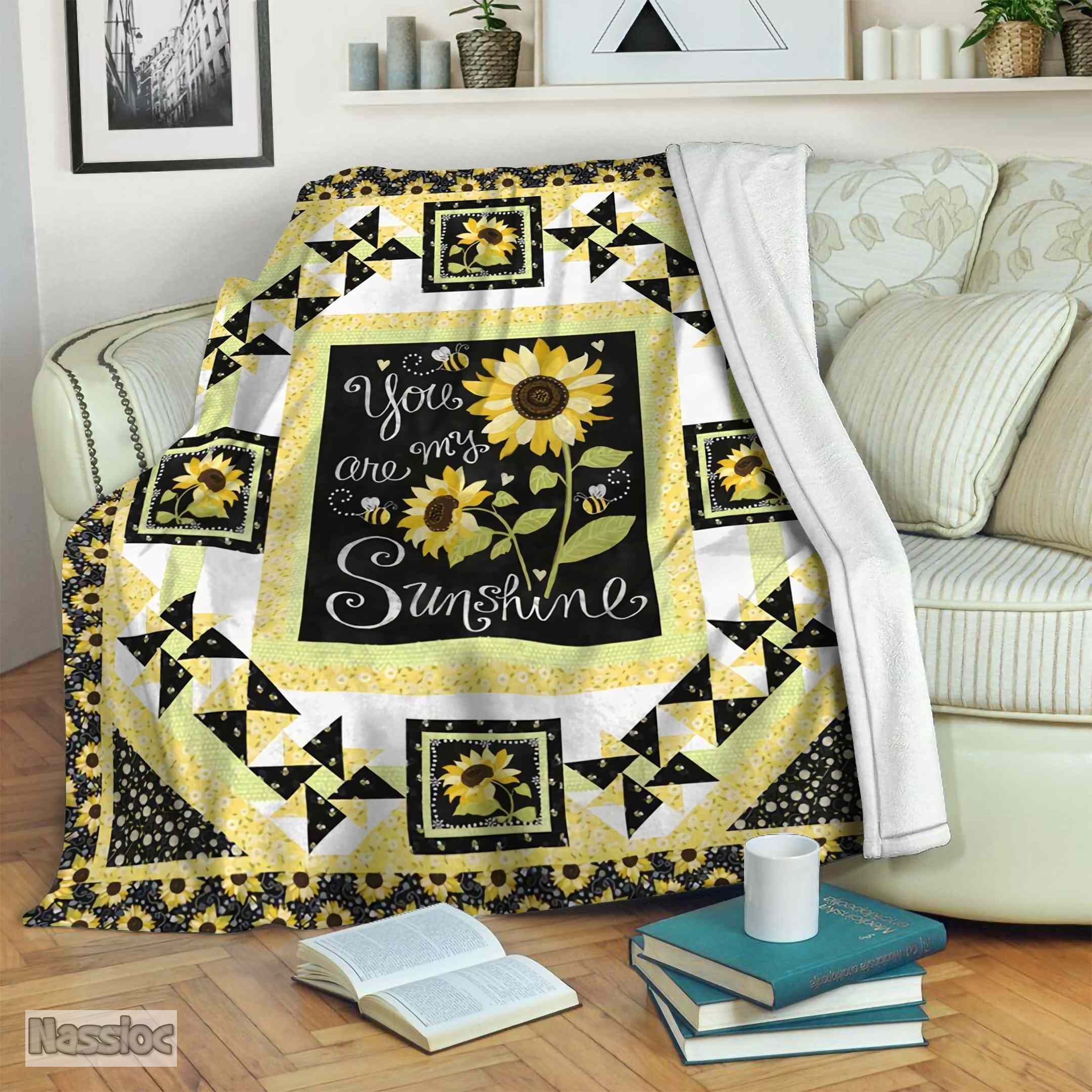 Sunflower Fleece Blanket