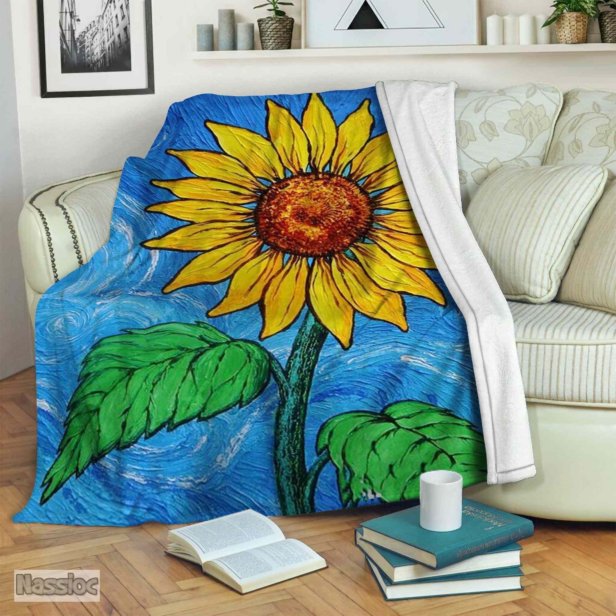 Sunflower Fleece Blanket
