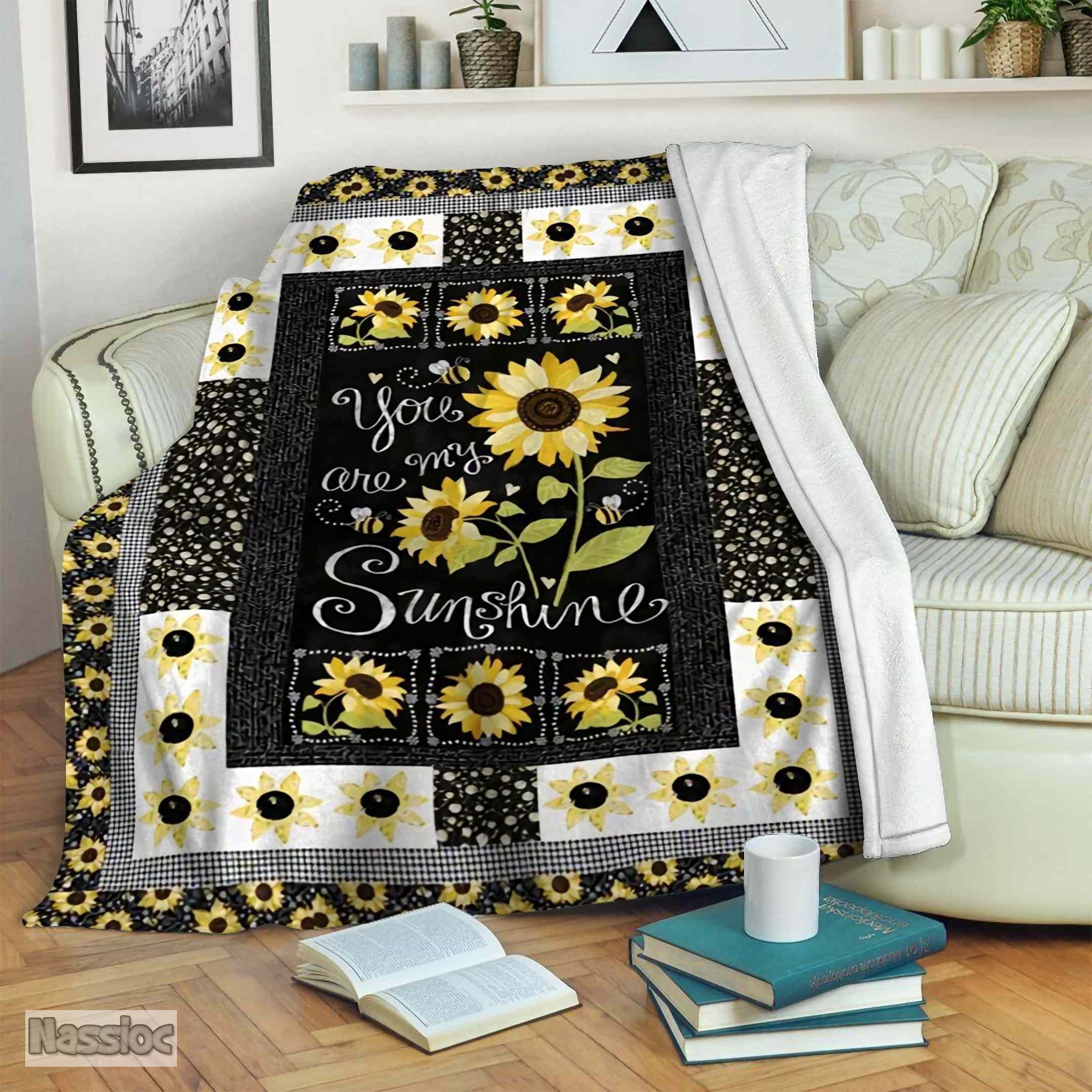 Sunflower Fleece Blanket