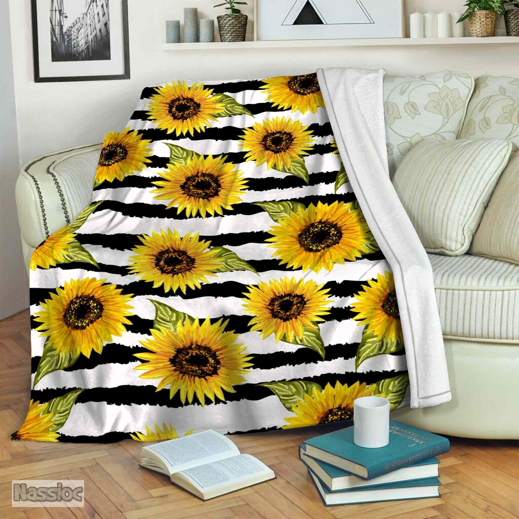 Sunflower Fleece Blanket