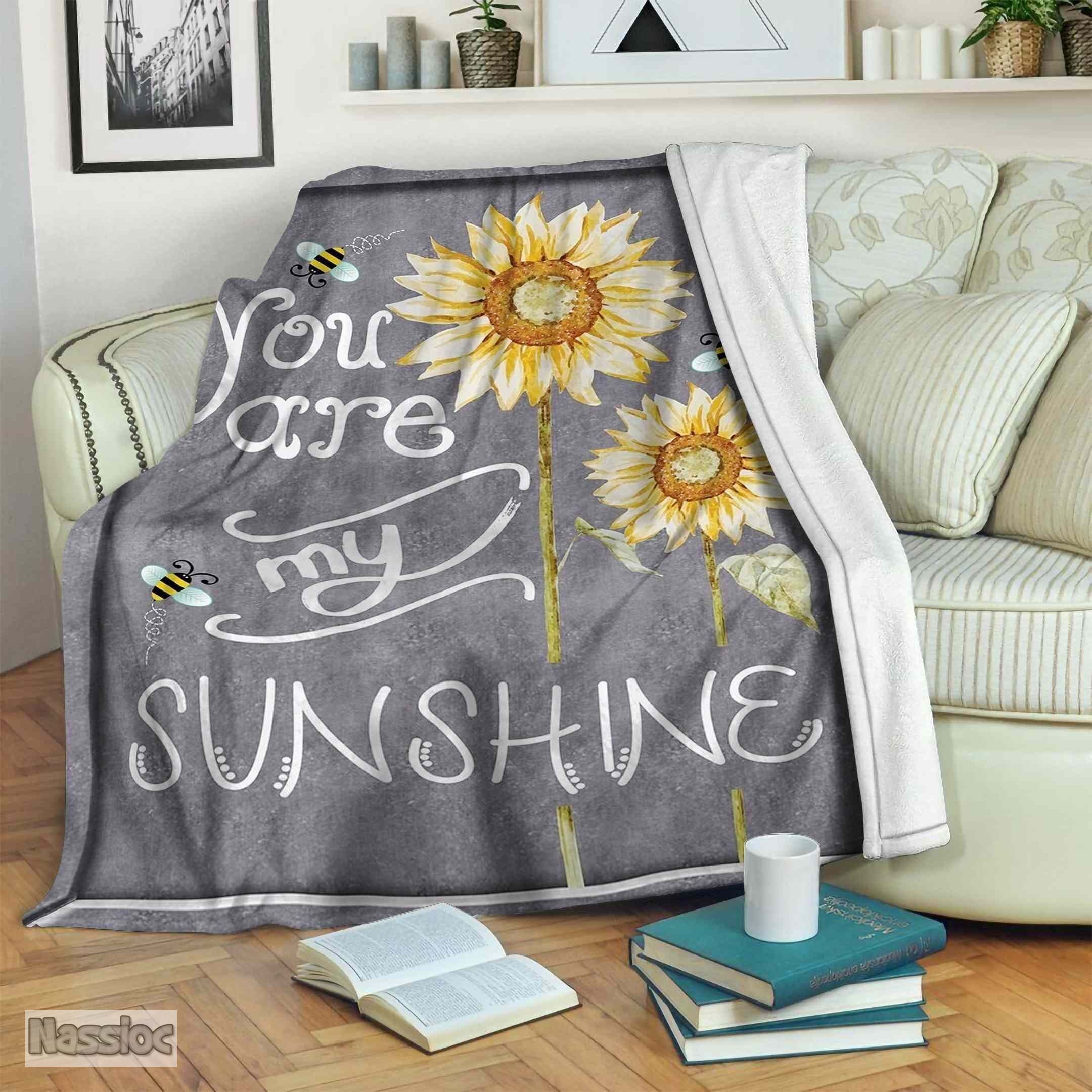 Sunflower Fleece Blanket