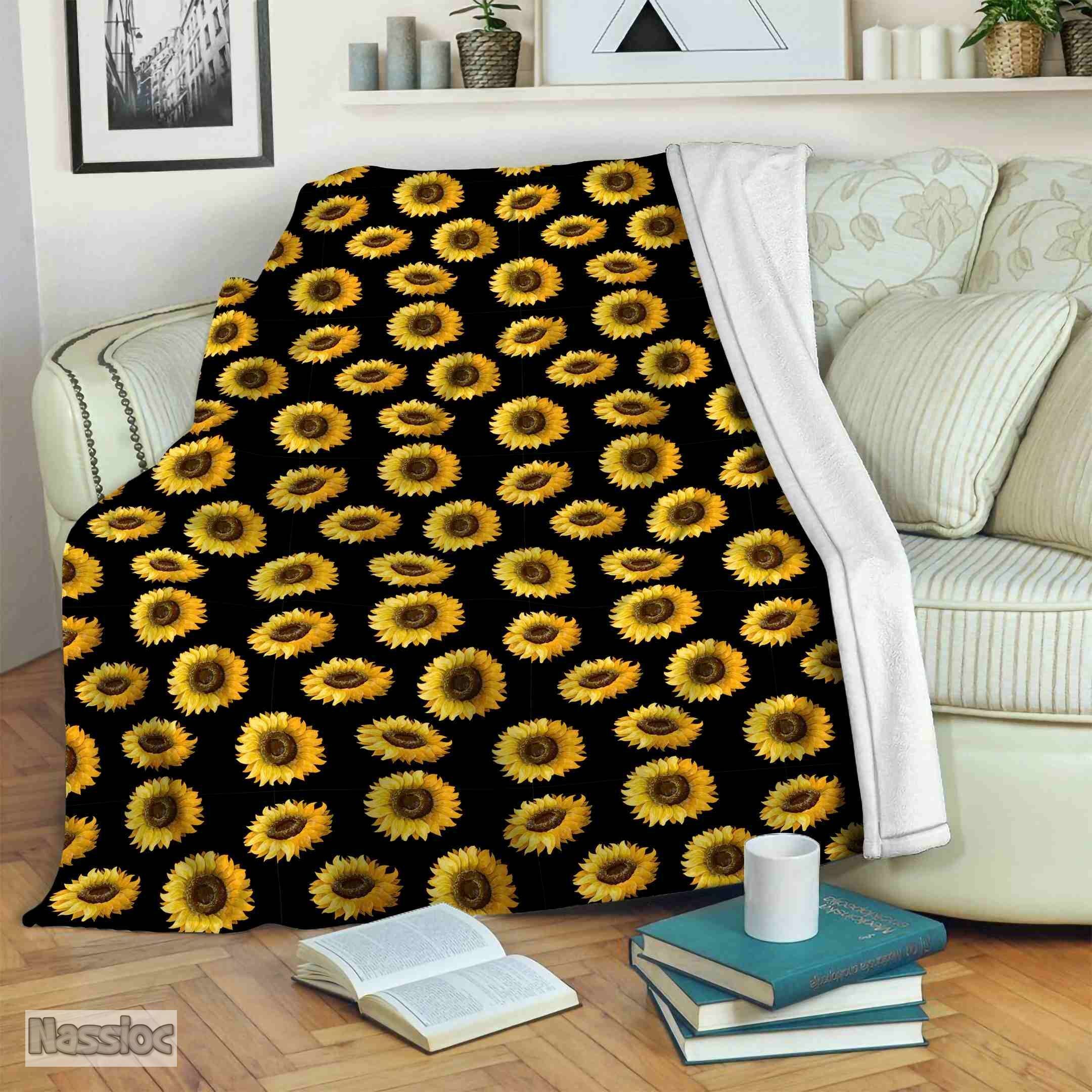 Sunflower Fleece Blanket