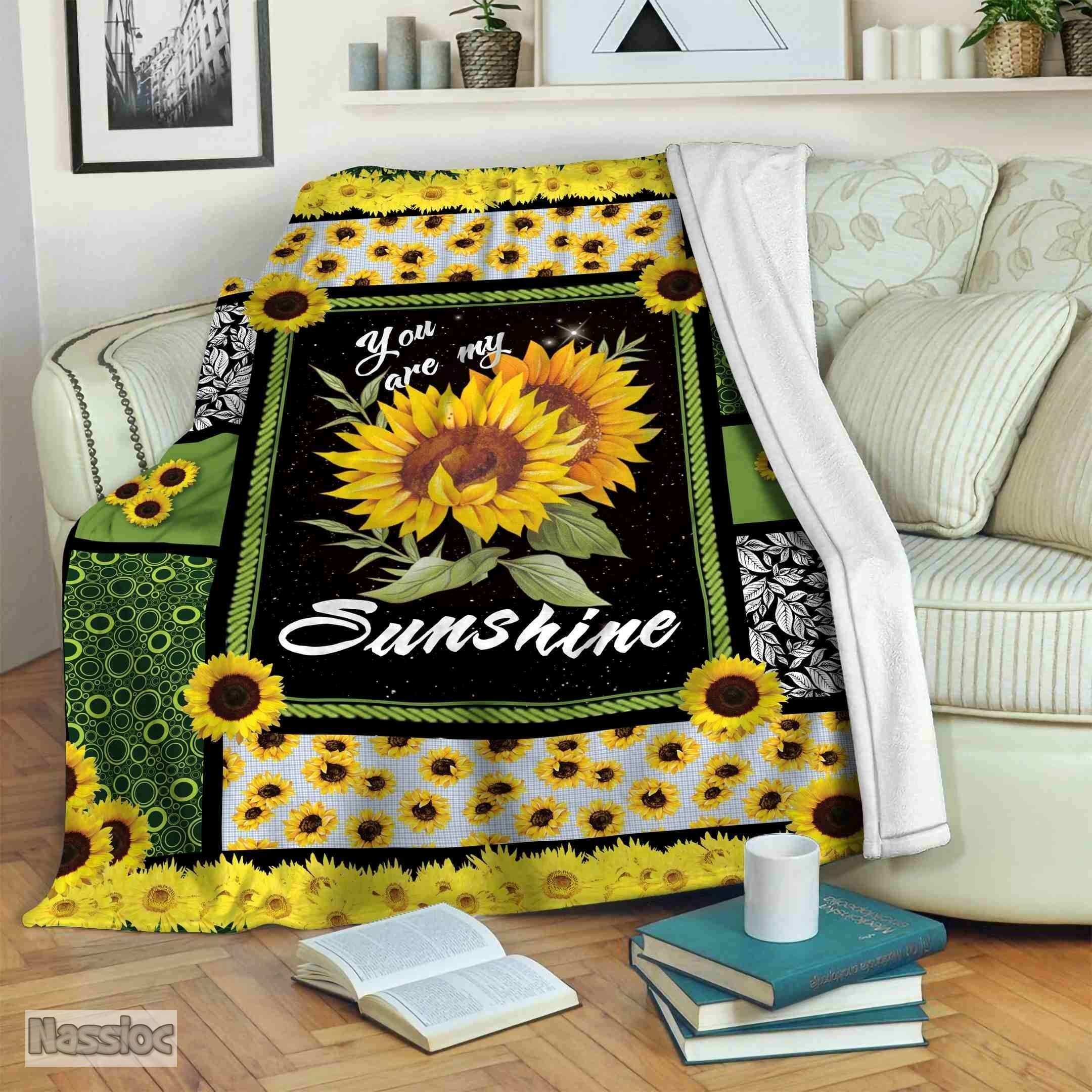 Sunflower Fleece Blanket