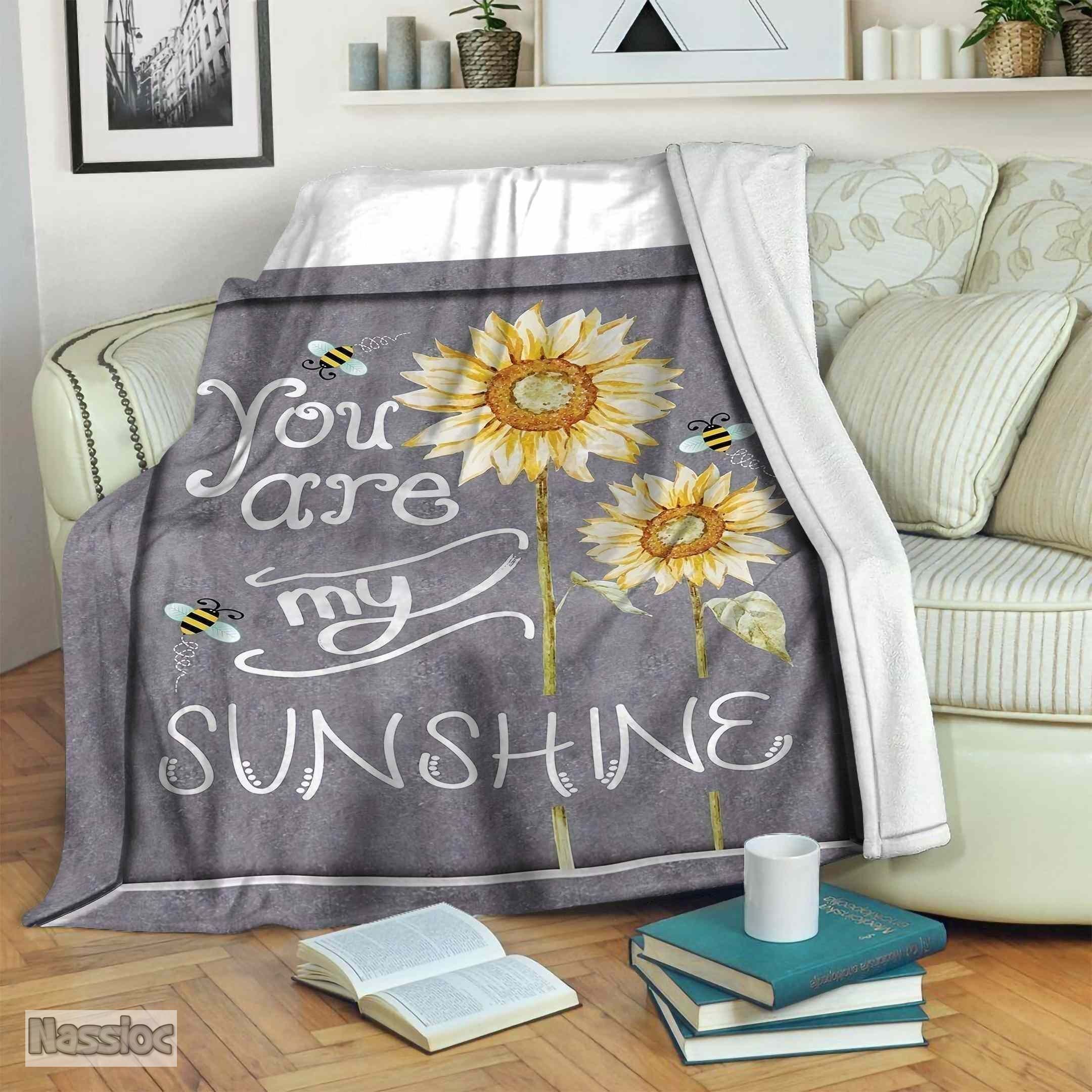 Sunflower Fleece Blanket