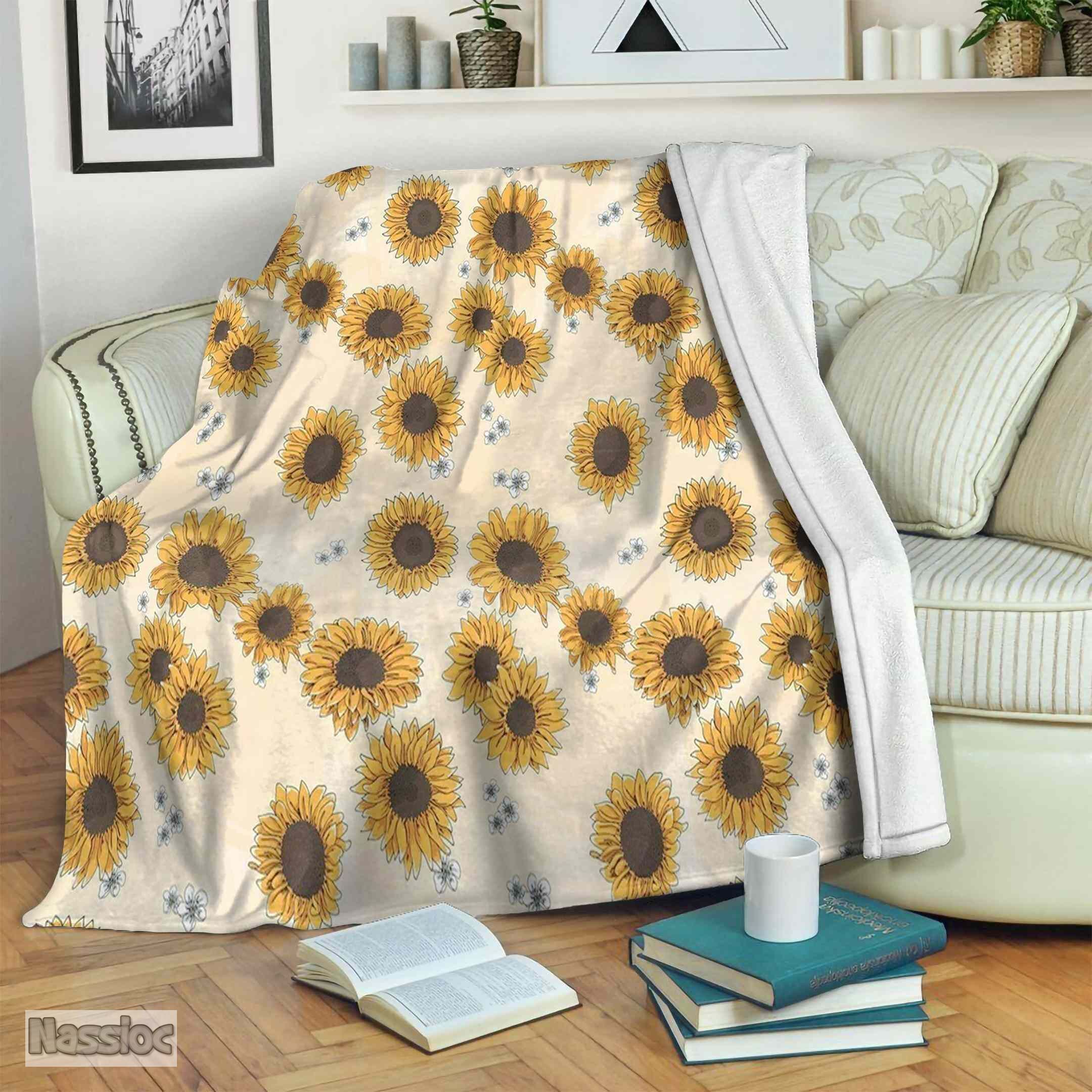 Sunflower Fleece Blanket