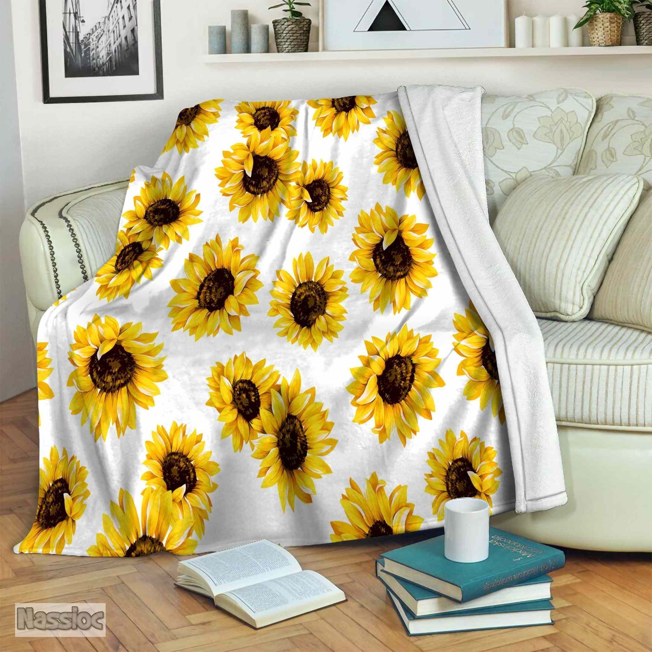 Sunflower Fleece Blanket