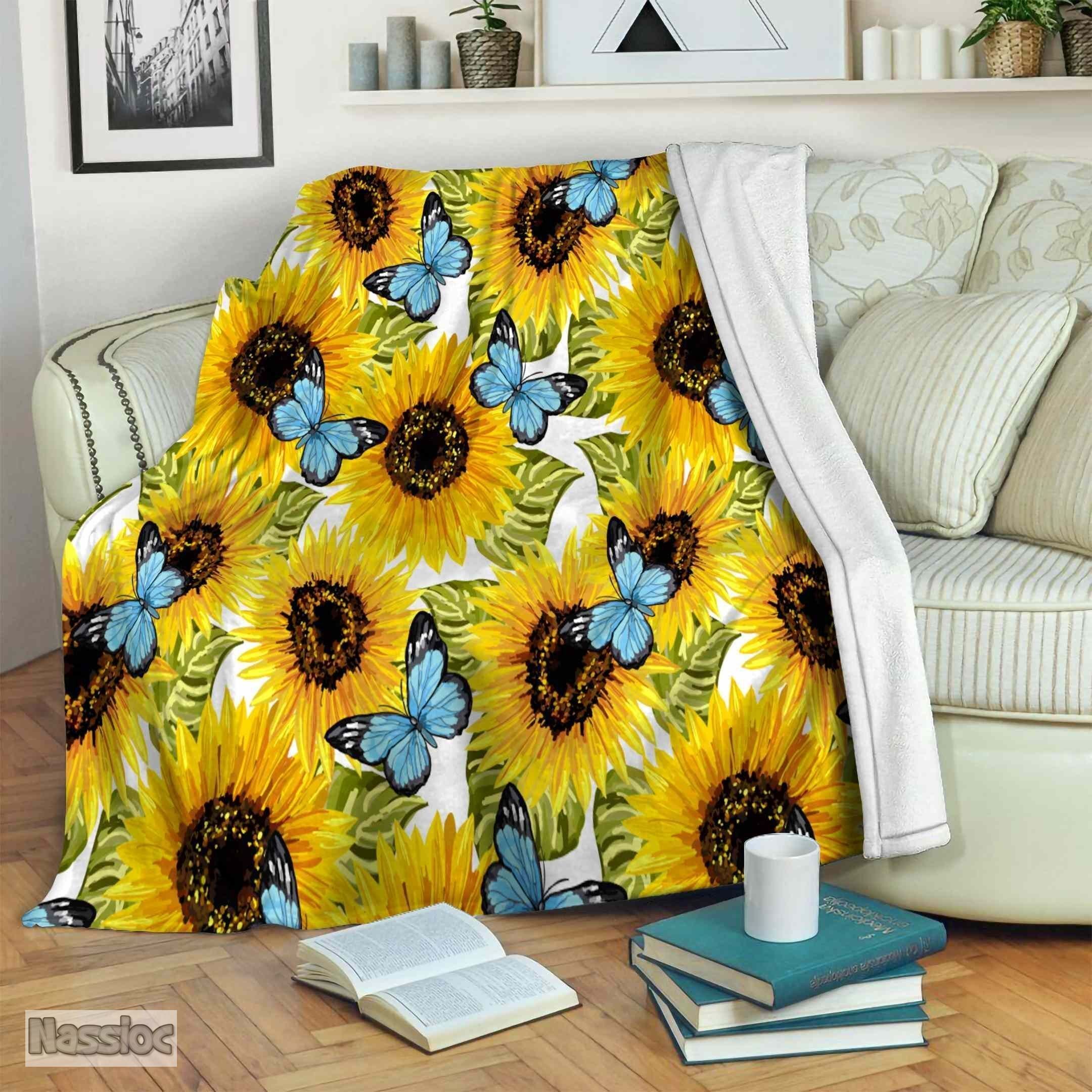 Sunflower Fleece Blanket