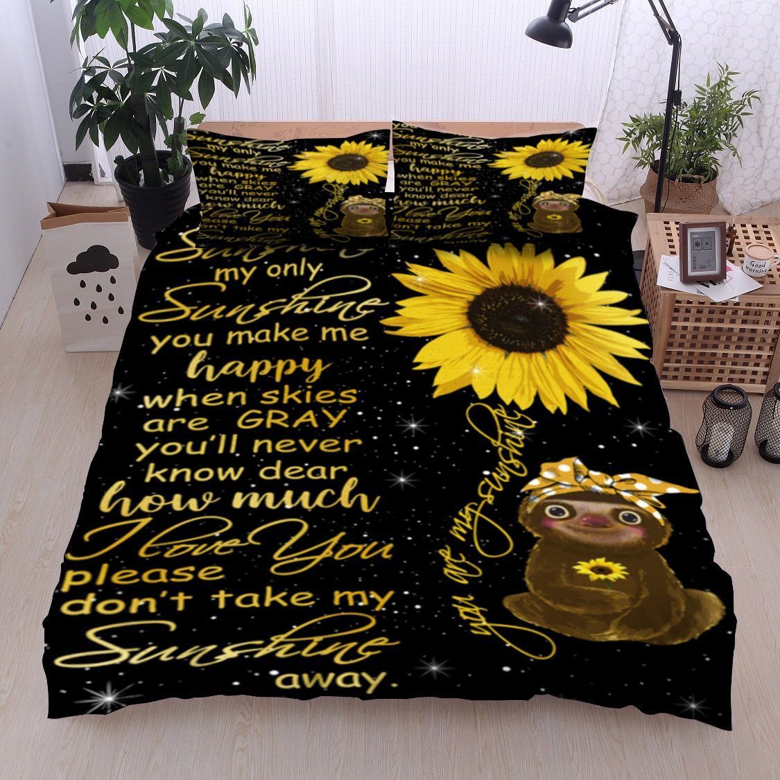 Sunflower Folivora You Are My Sunshine Bedding Set