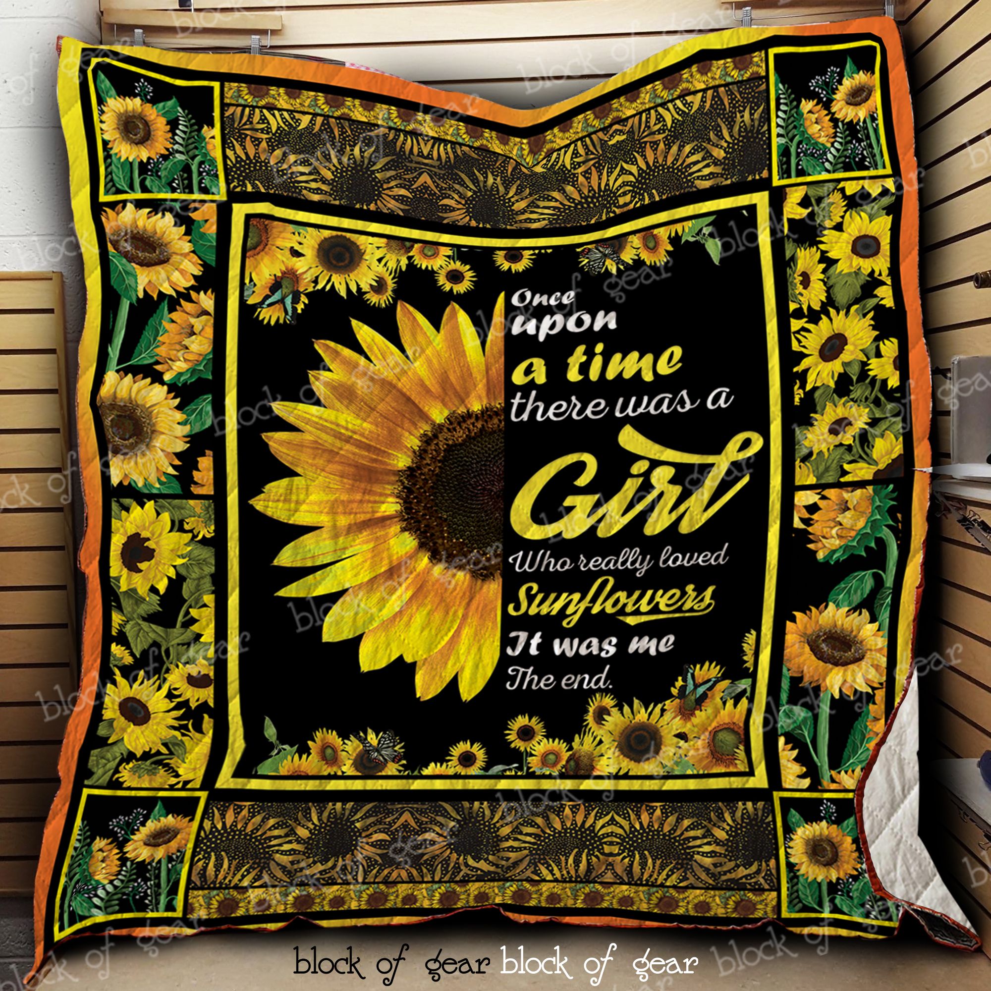 Sunflower Girl Quilt Dk498 Dhc11122039Dd