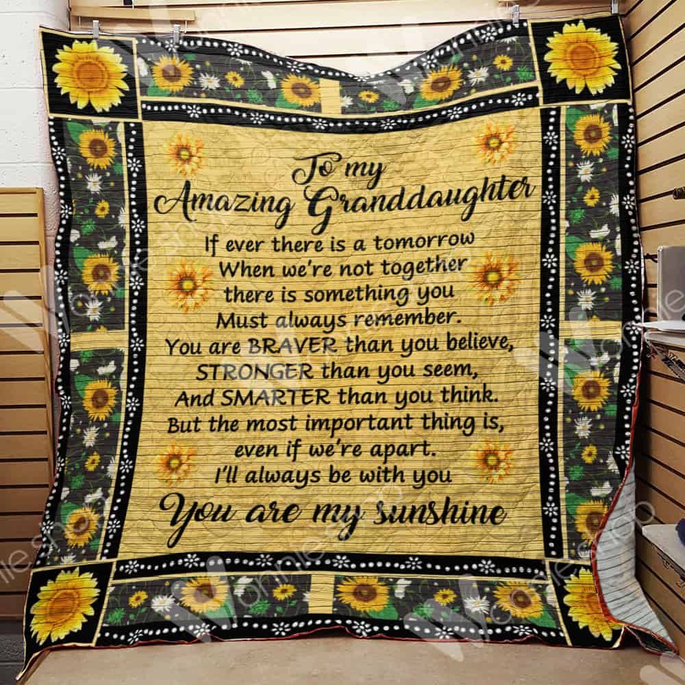 Sunflower Granddaughter Quilt Blanket DHC0302812TD