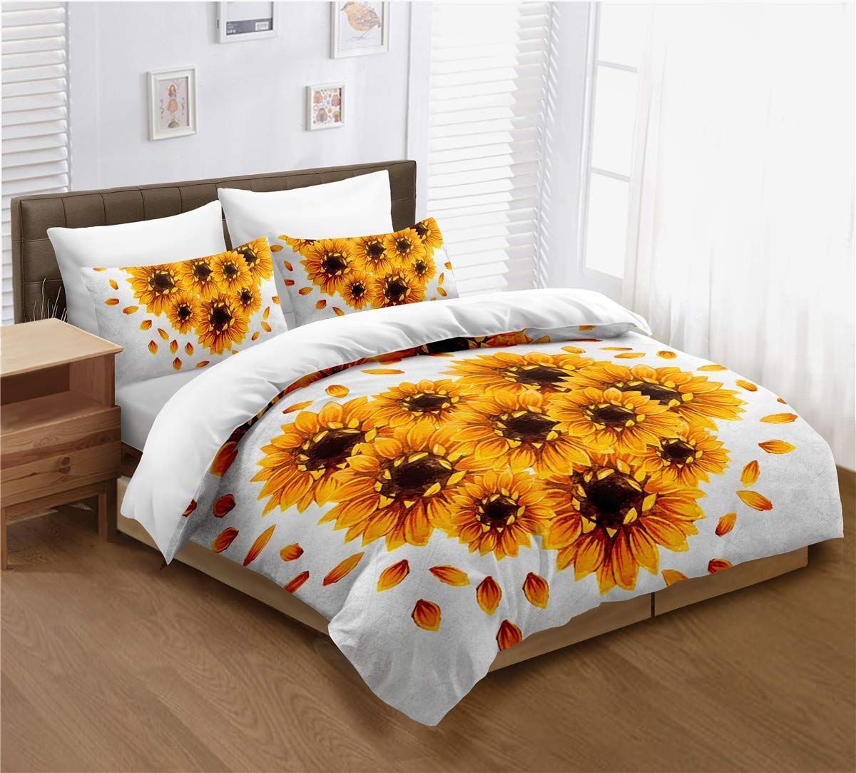 Sunflower Heart Bedding Set