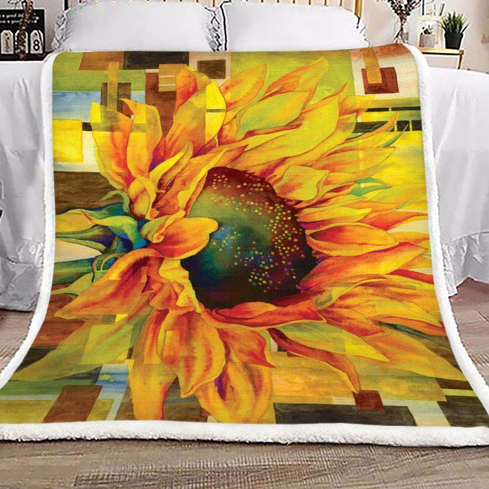 Sunflower Sherpa Fleece