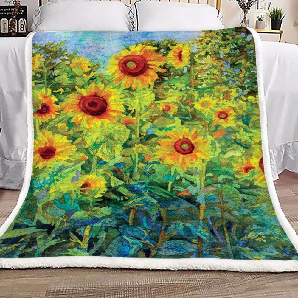 Sunflower Sherpa Fleece