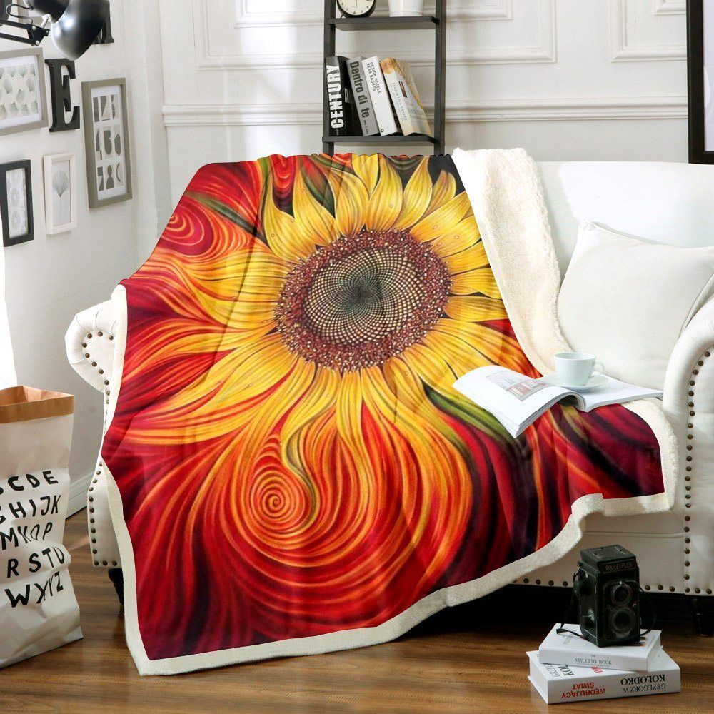 Sunflower Sherpa Fleece