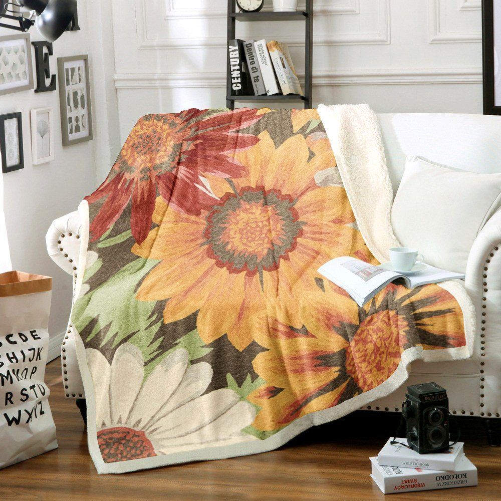 Sunflower Sherpa Fleece