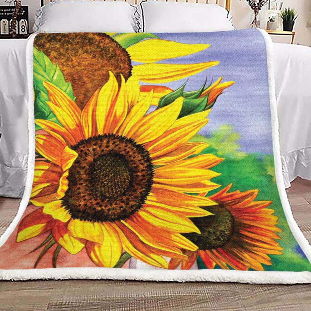 Sunflower Sherpa Fleece