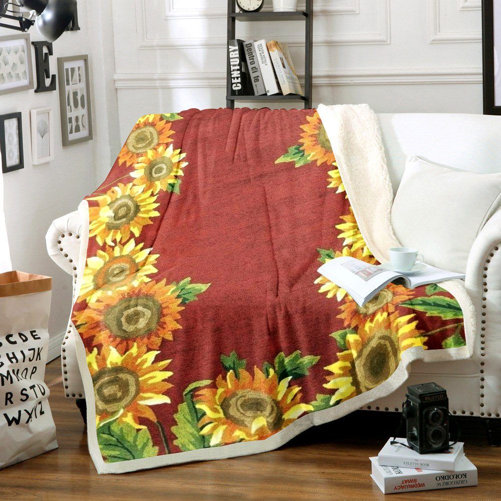 Sunflower Sherpa Fleece