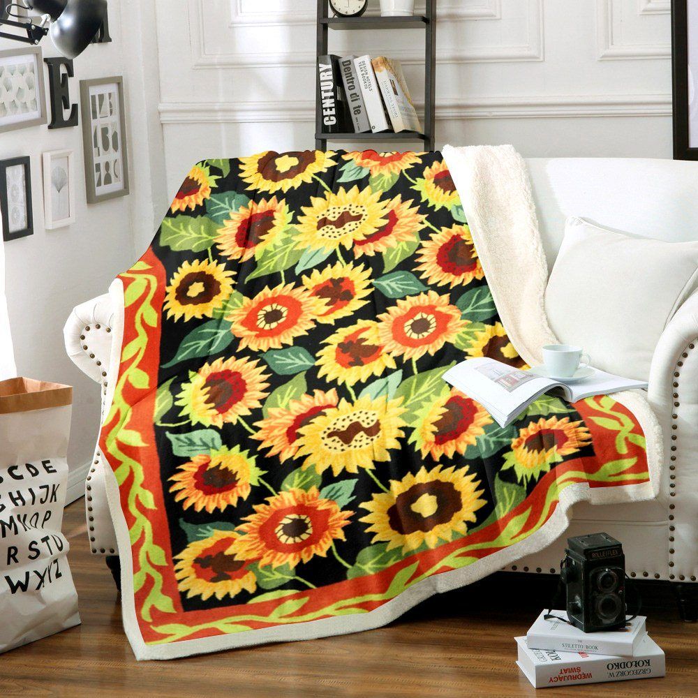 Sunflower Sherpa Fleece