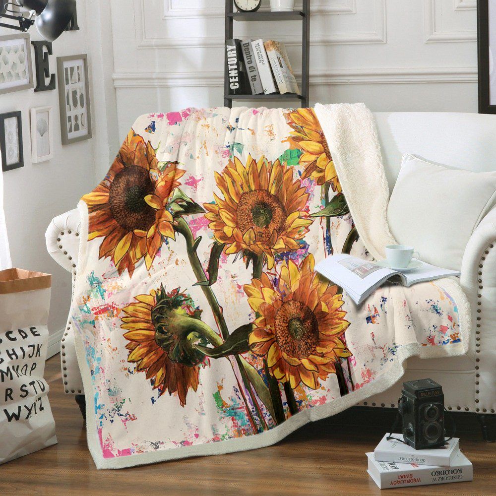 Sunflower Sherpa Fleece