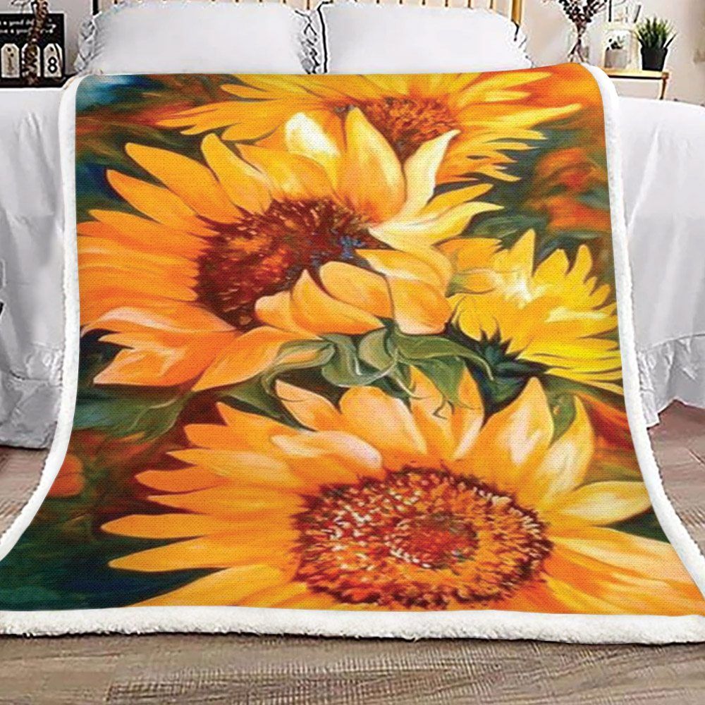 Sunflower Sherpa Fleece