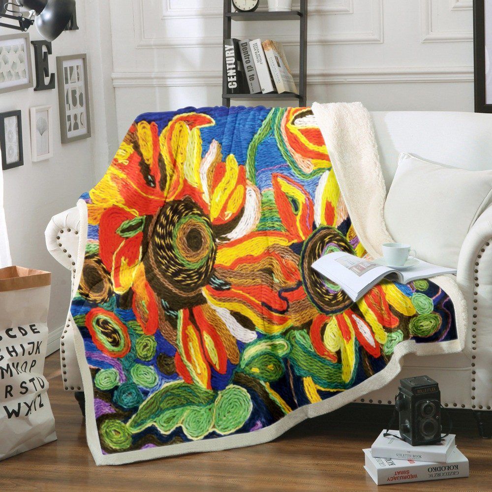 Sunflower Sherpa Fleece