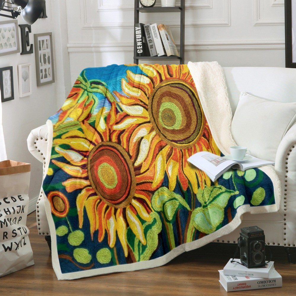 Sunflower Sherpa Fleece